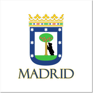 Madrid, Spain - Coat of Arms Design Posters and Art